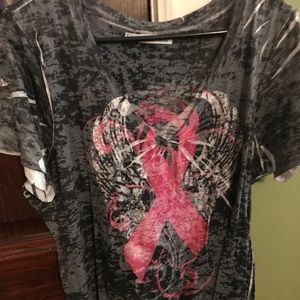 Breast Cancer Awareness Ribbon T-Shirt